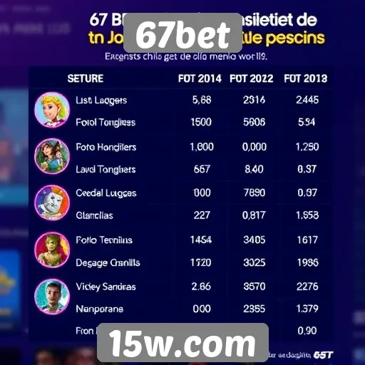 Estatísticas de jogadores ativos no site 67bet são impressionantes