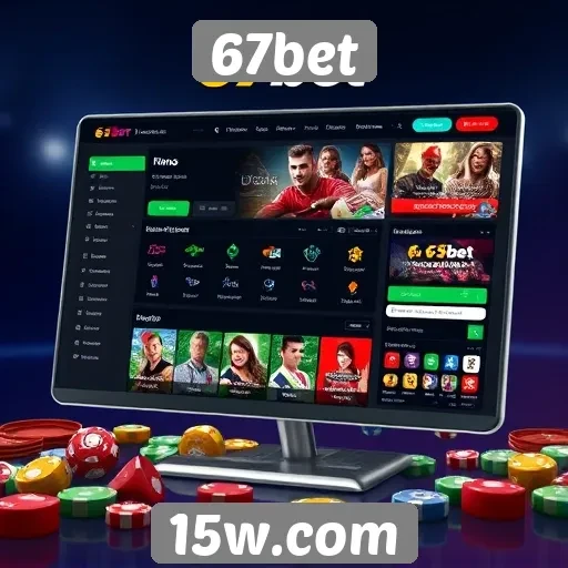 Plataforma 67bet se destaca por sua interface amigável